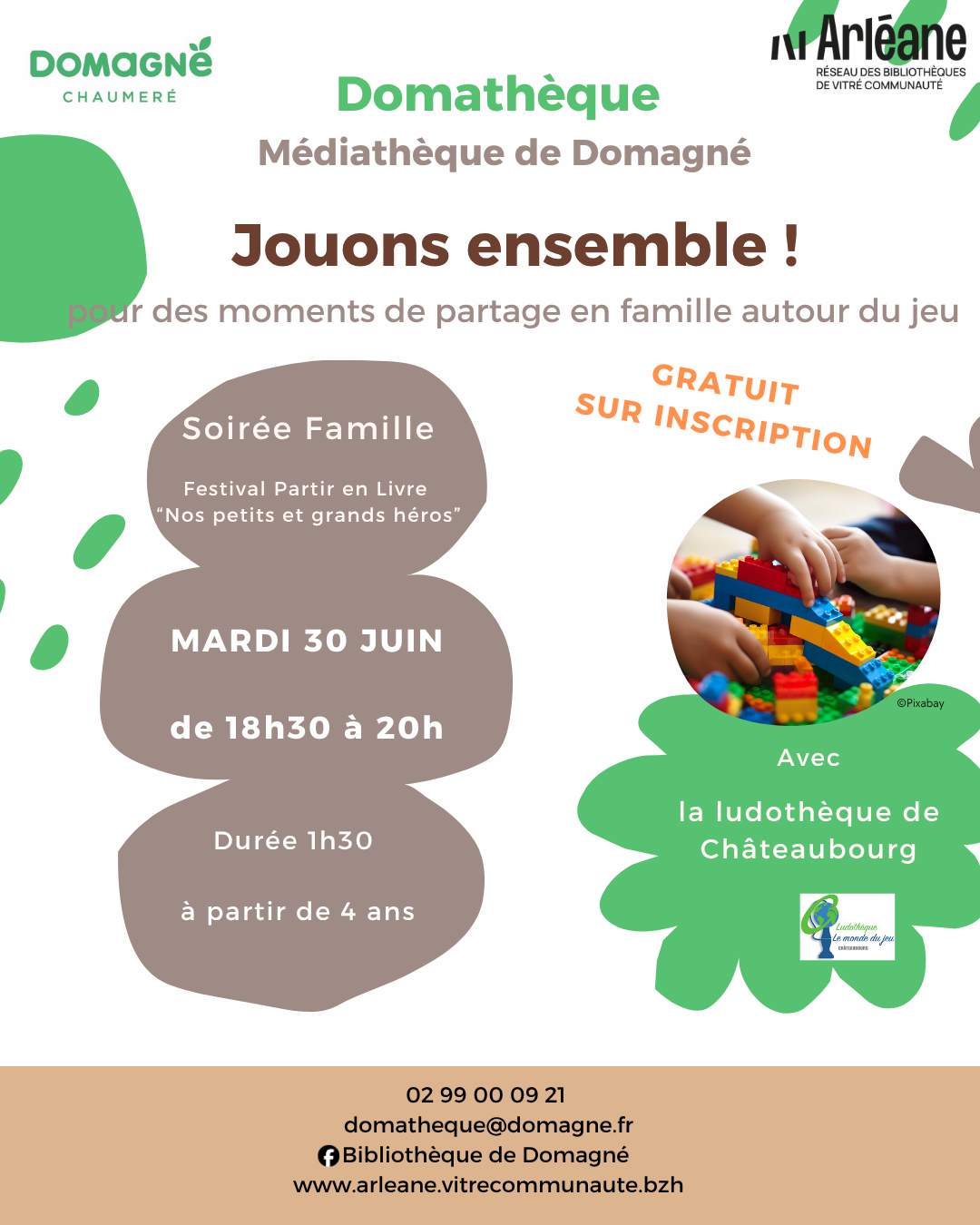 Animation familiale à Domagné